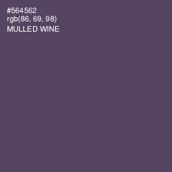 #564562 - Mulled Wine Color Image
